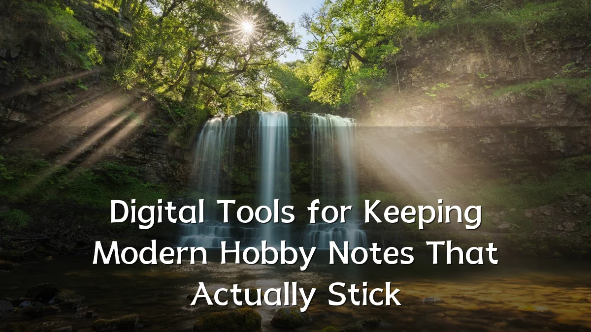 Digital Tools for Keeping Modern Hobby Notes That Actually Stick