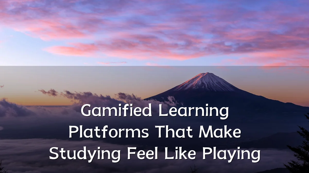 Gamified Learning Platforms That Make Studying Feel Like Playing