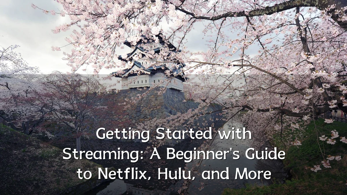 Getting Started with Streaming: A Beginner's Guide to Netflix, Hulu, and More