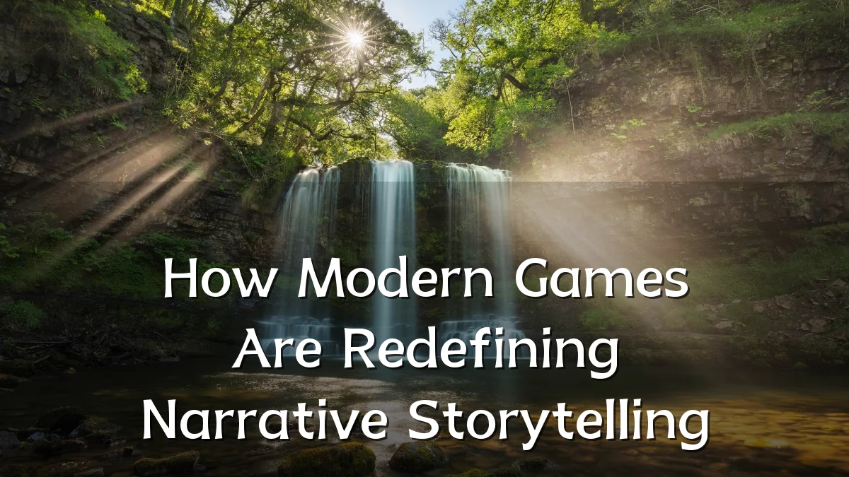 How Modern Games Are Redefining Narrative Storytelling