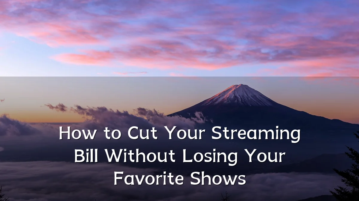 How to Cut Your Streaming Bill Without Losing Your Favorite Shows