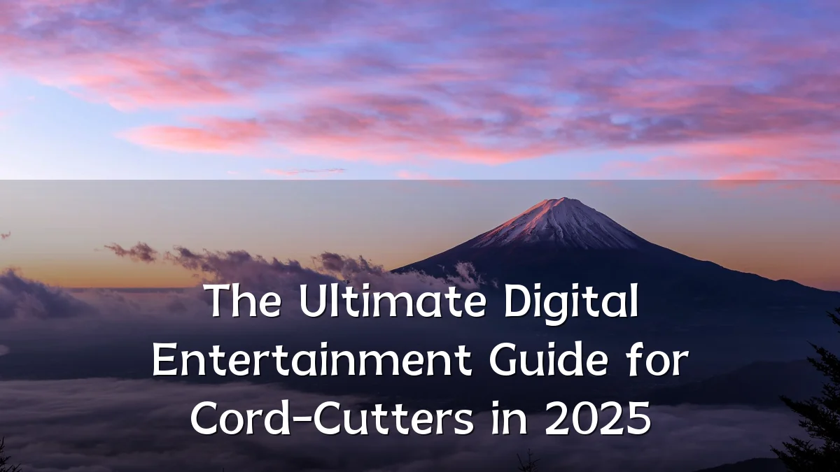The Ultimate Digital Entertainment Guide for Cord-Cutters in 2025