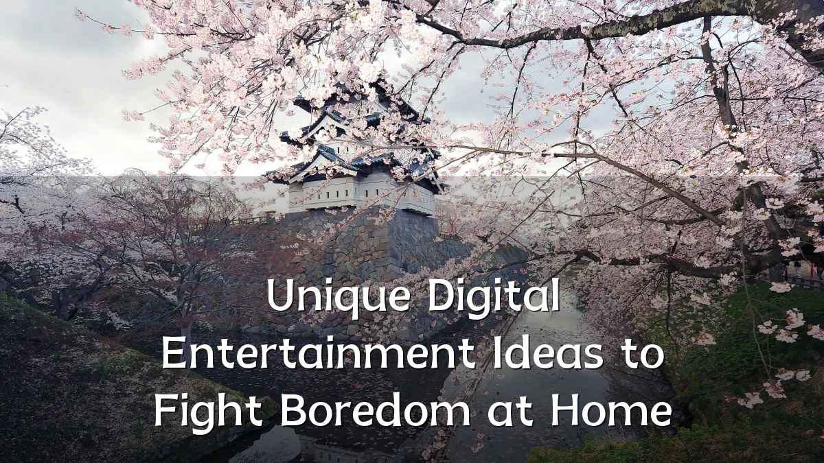 Unique Digital Entertainment Ideas to Fight Boredom at Home