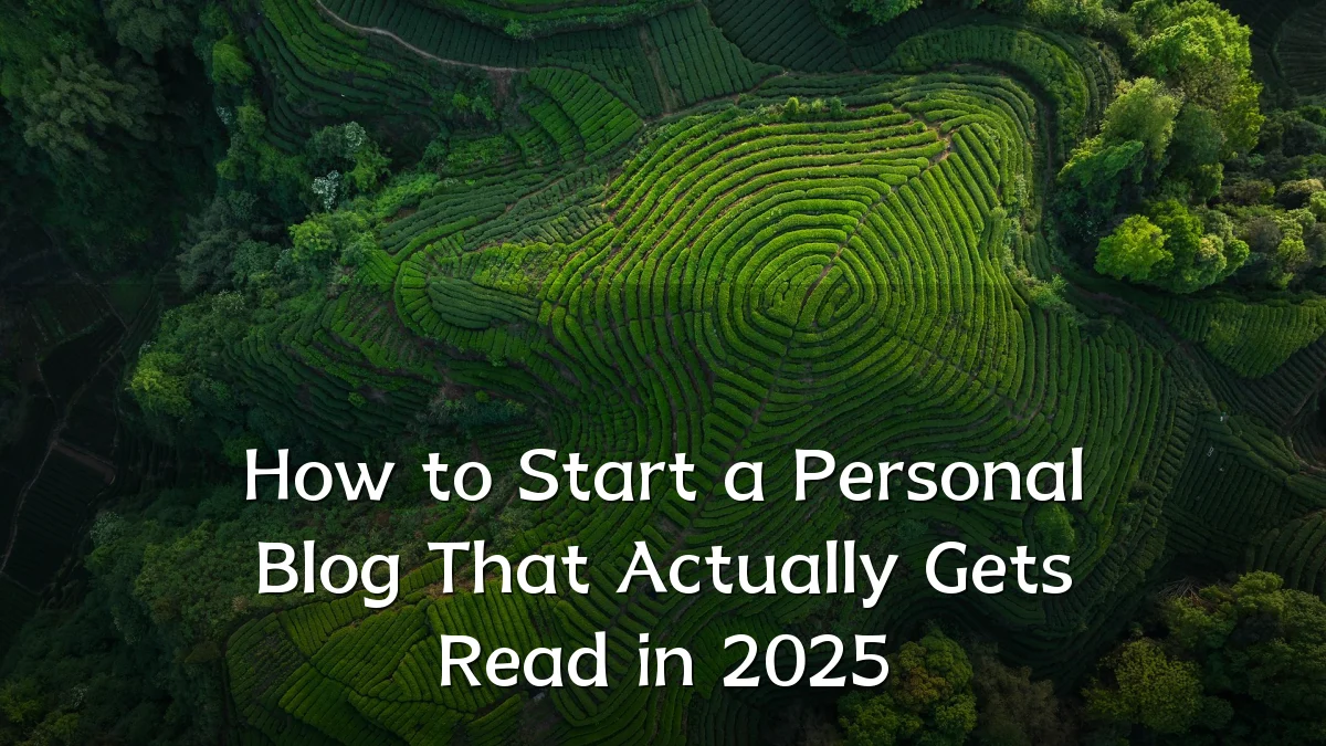 How to Start a Personal Blog That Actually Gets Read in 2025
