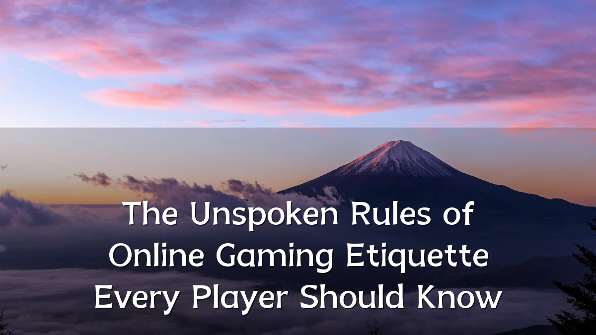 The Unspoken Rules of Online Gaming Etiquette Every Player Should Know