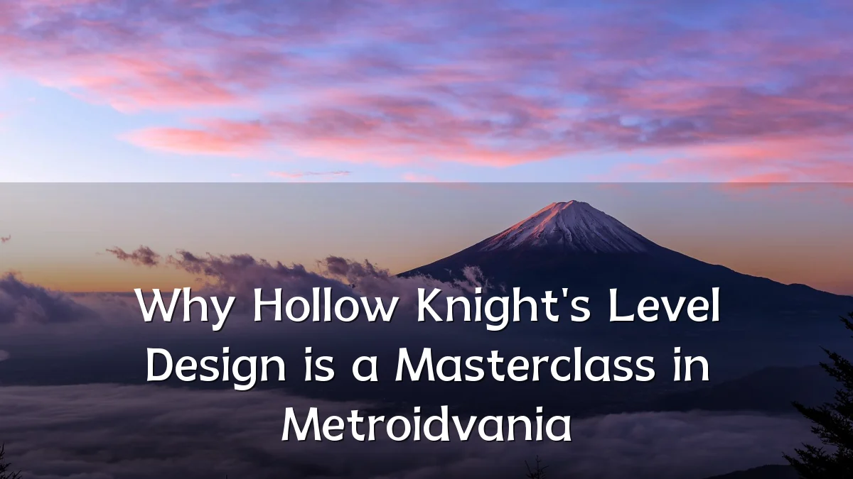 Why Hollow Knight's Level Design is a Masterclass in Metroidvania