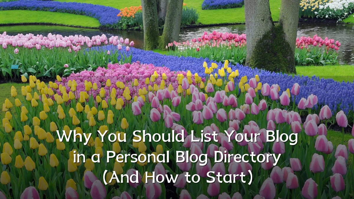 Why You Should List Your Blog in a Personal Blog Directory (And How to Start)
